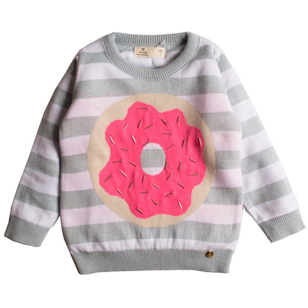 Suéter Infantil Tricô Donut Feminino