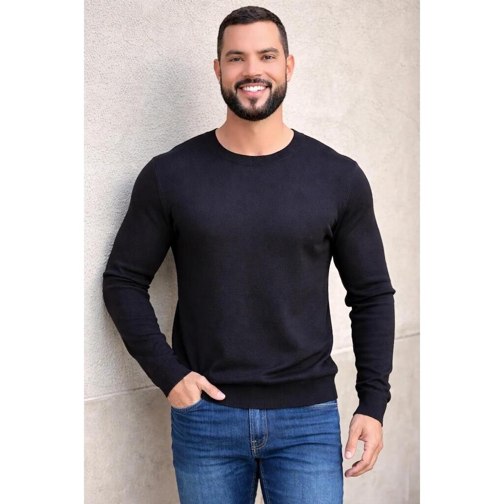 Sueter Masculino Garbanne Preto