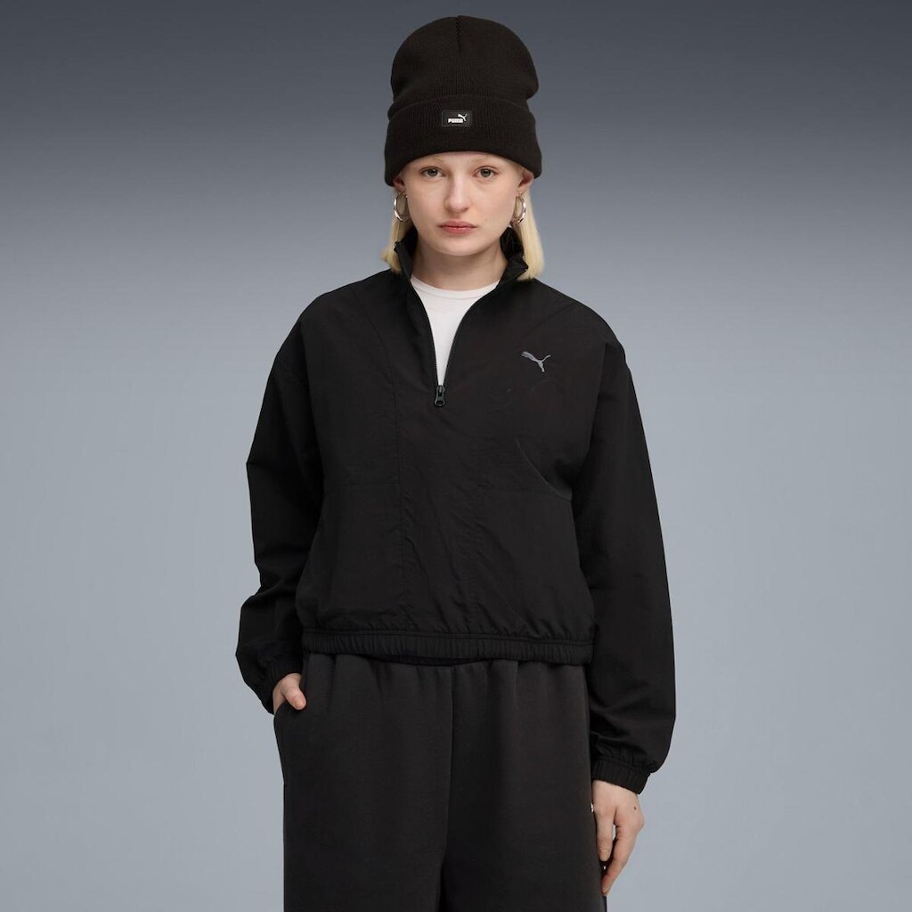 Suéter Puma Her Relaxed Half-Zip Feminina