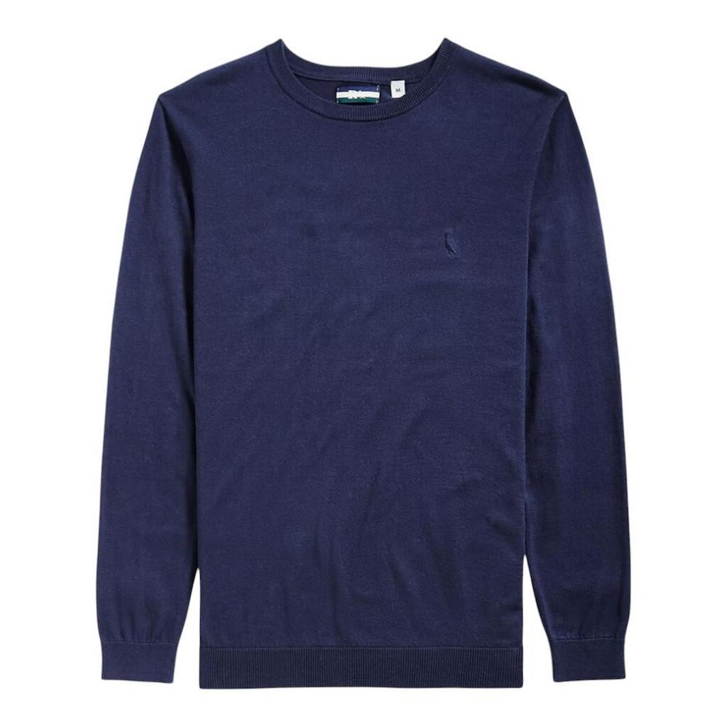 Suéter Reserva Gola Careca Tricot Masculino Cinza Escuro