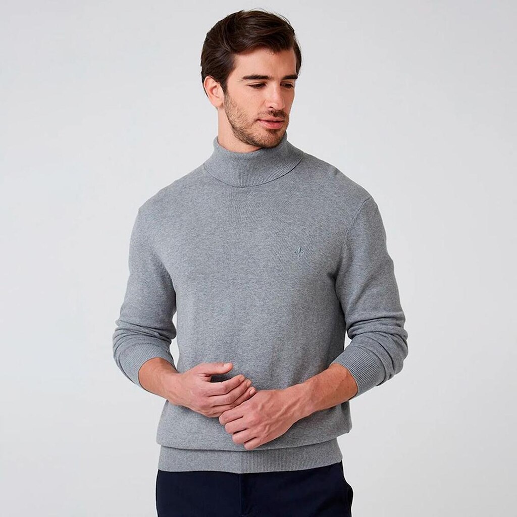 Suéter Trico Dudalina Cacharrel Melange Masculino
