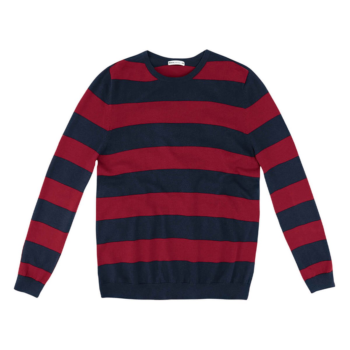 Suéter Tricô Hering Listrado Masculino - Vermelho+Azul Menor preço em Suéter Tricô Hering Listrado Masculino - Vermelho+Azul