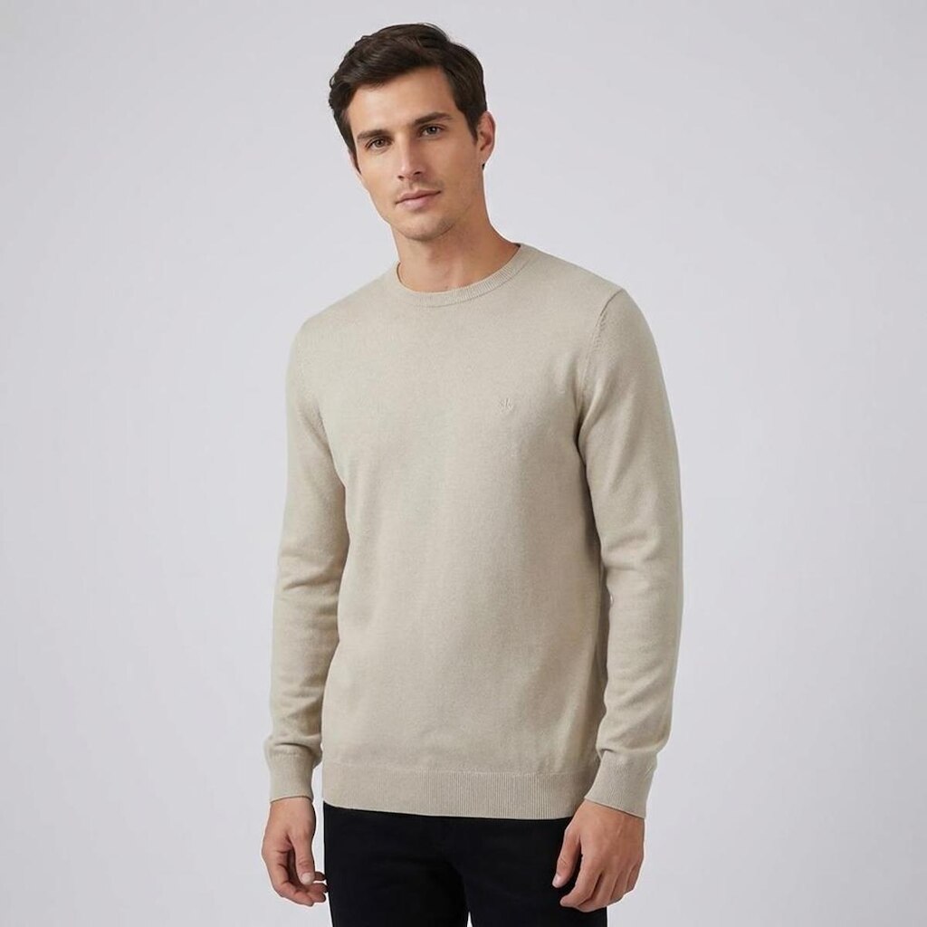 Suéter Tricot Dudalina Basic Masculino