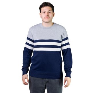 Suéter Tricôt Masculino Broken Rules 590166 Marinho