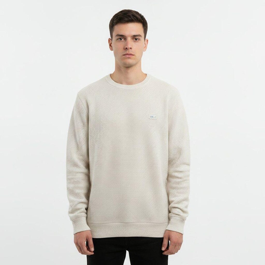 Suéter Tricot Sallo Slim Bege 0006 - Areia GG