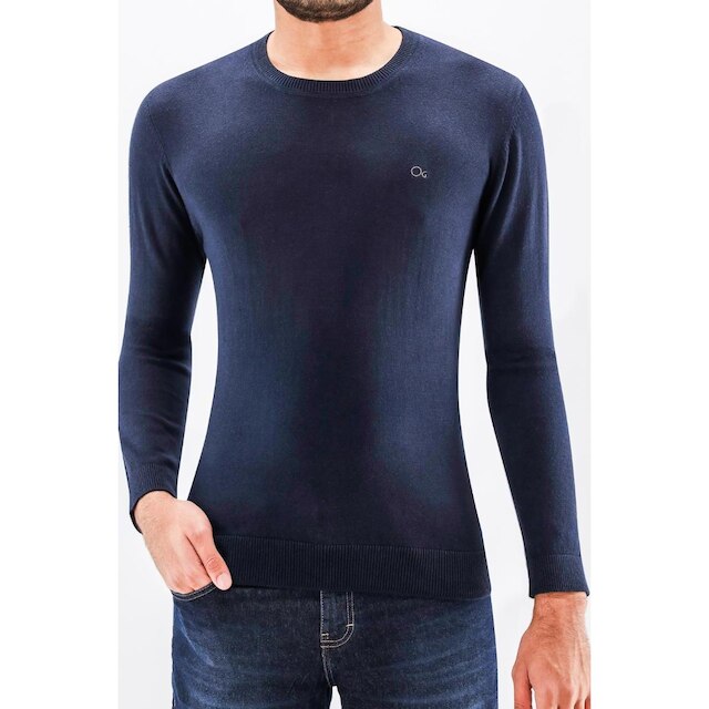 SUÉTER TRICOT SLIM MASCULINO OGOCHI REF:005511002