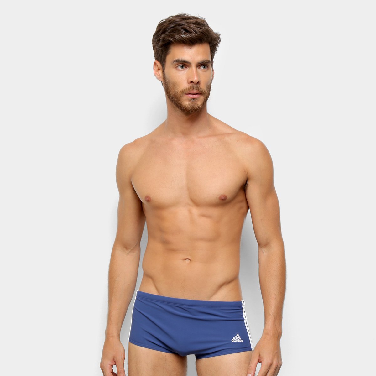 Sunga Adidas 3Side - Marinho+Branco Menor preço em Sunga Adidas 3Side - Marinho+Branco