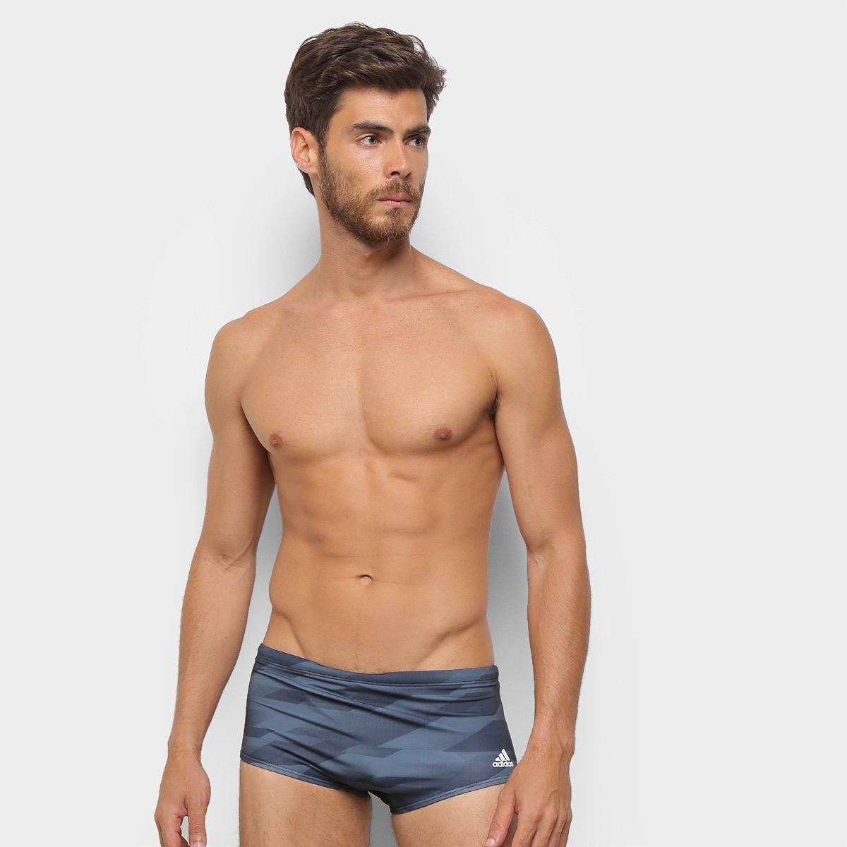 Sunga Adidas Graphic Masculina - Azul+Marinho Menor preço em Sunga Adidas Graphic Masculina - Azul+Marinho