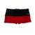 SUNGA ADULTO BOXER LUXO VERMELHO COM PRETO - Vermelho+Preto