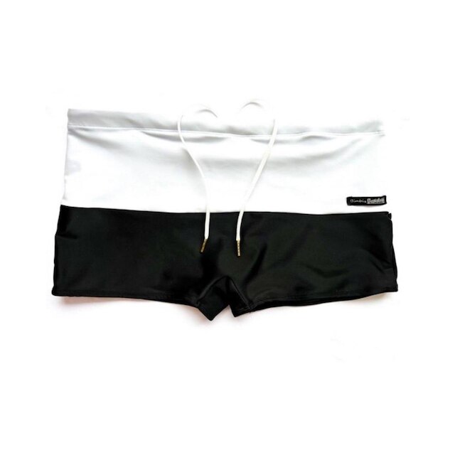 SUNGA ADULTO BOXER PRETO E BRANCO
