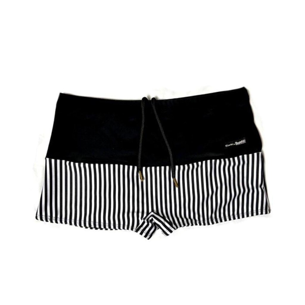 SUNGA ADULTO BOXER PRETO LISTRA