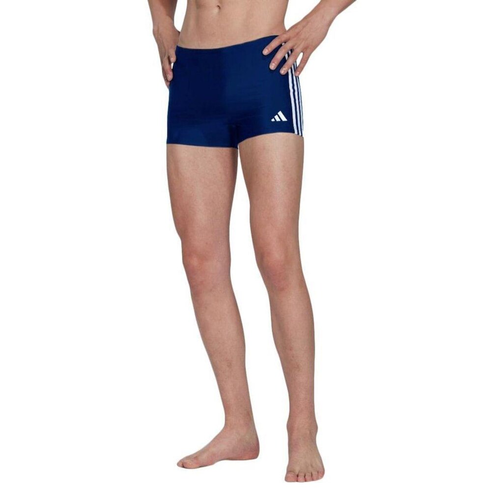 Sunga Boxer Adidas 3 Stripes Masculina - Marinho M