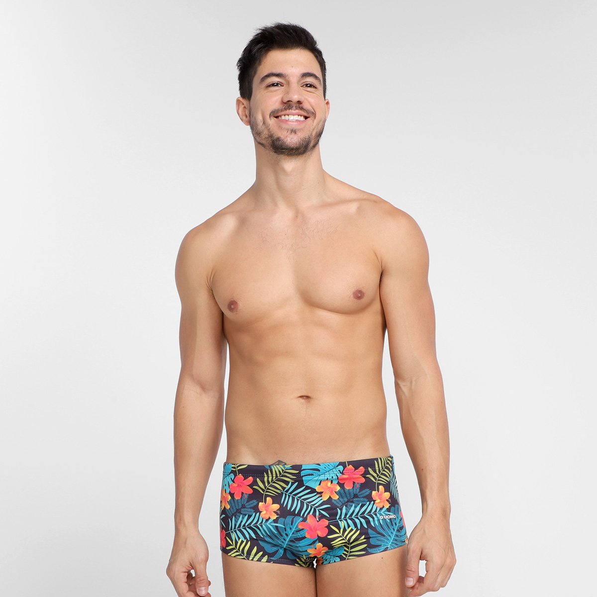 Sunga Boxer Duomo Estampada - Estampado Menor preço em Sunga Boxer Duomo Estampada - Estampado