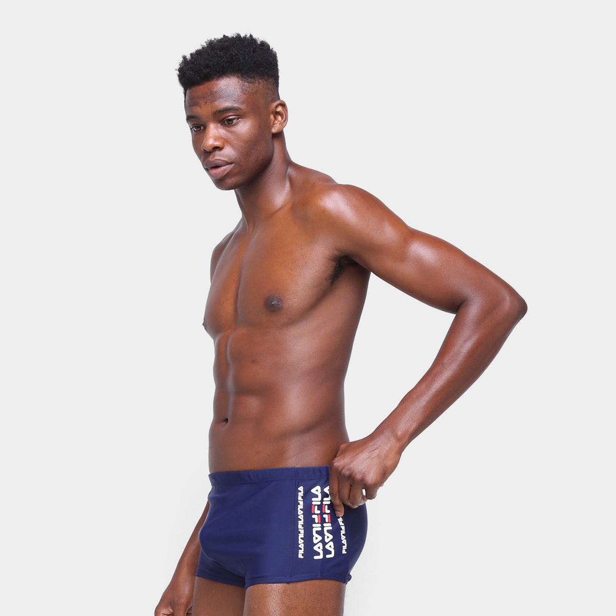 Sunga Boxer Fila Acqua Sports Sides Print - Marinho+Branco é ruim? Sunga Boxer Fila Acqua Sports Sides Print - Marinho+Branco é boa?