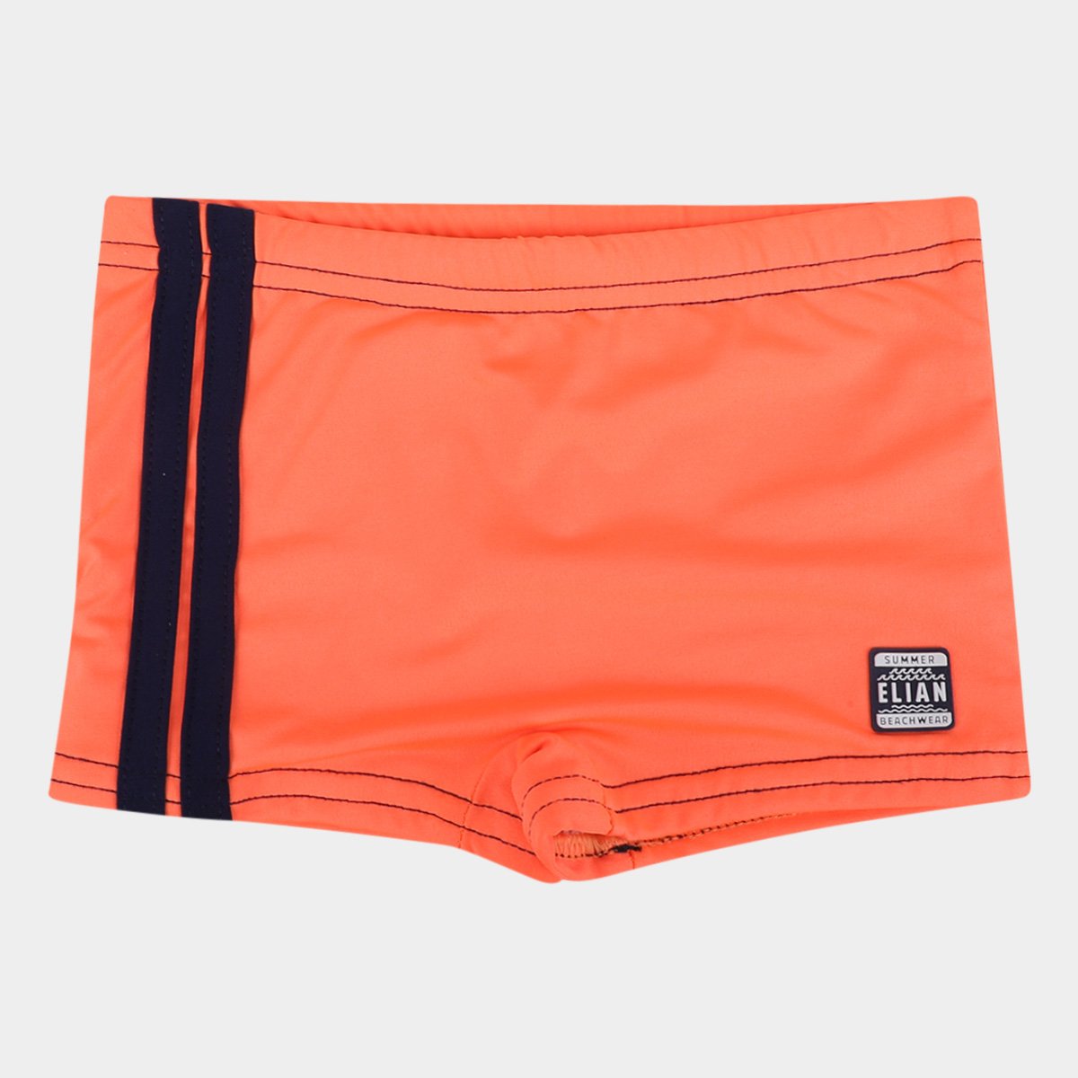 Sunga Boxer Infantil Elian Listra Lateral Proteção UV 50+ Menino - Laranja é ruim? Sunga Boxer Infantil Elian Listra Lateral Proteção UV 50+ Menino - Laranja é boa?