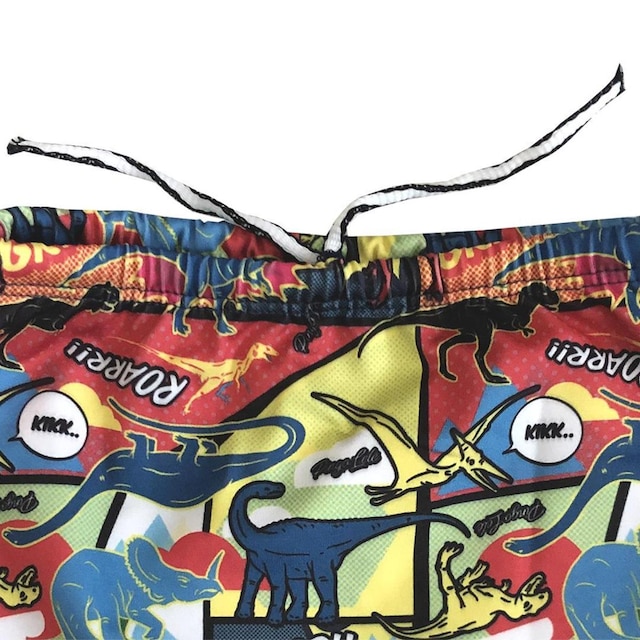 Sunga Boxer Infantil Proteção UV50+ Dinossauros Pingo Lelê