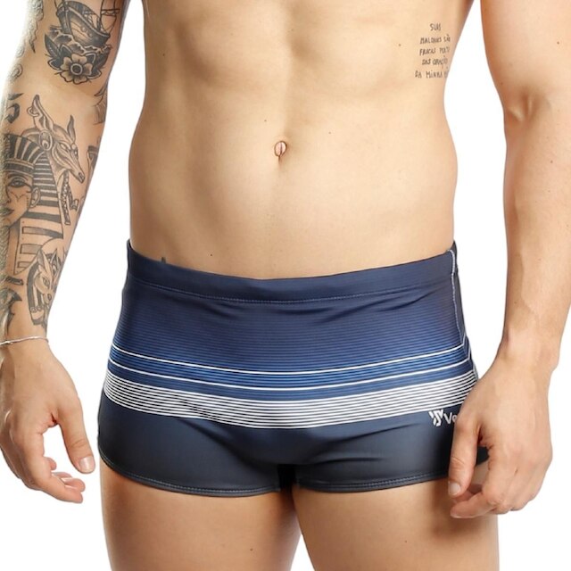 Sunga Boxer Larga Estampada Adulto Piscina e Praia