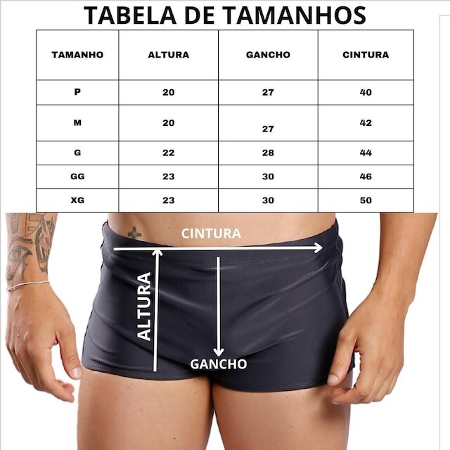 Sunga Boxer Lisa Larga Masculina Adulto Moda Praia