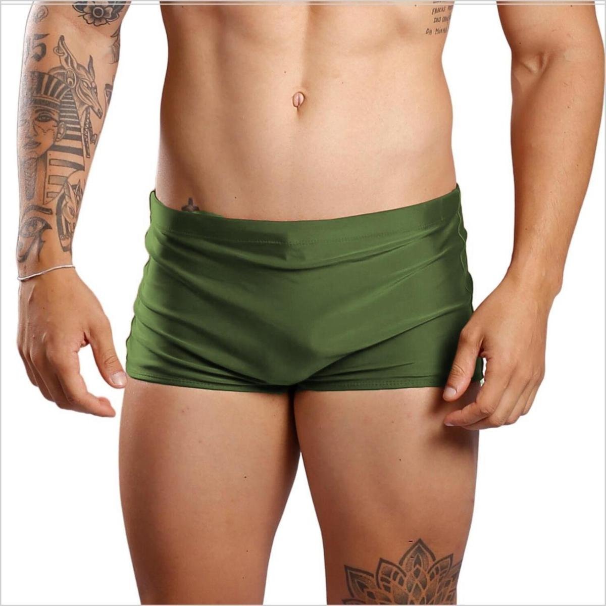 Sunga Boxer Lisa Larga Masculina Adulto Moda Praia Zattini