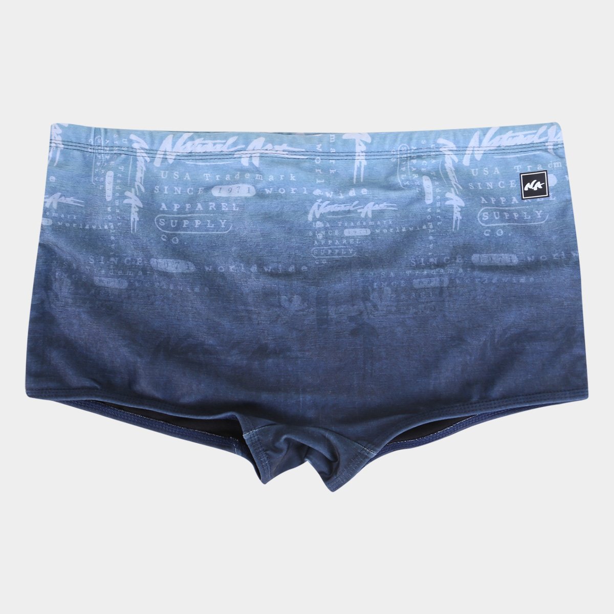 Sunga Boxer Natural Art Stamp Plus Size Masculina - Azul é ruim? Sunga Boxer Natural Art Stamp Plus Size Masculina - Azul é boa?
