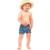 Sunga Boxer Proteção UV 50+ Robôs Tam 2  a 4- Tubekids - Azul