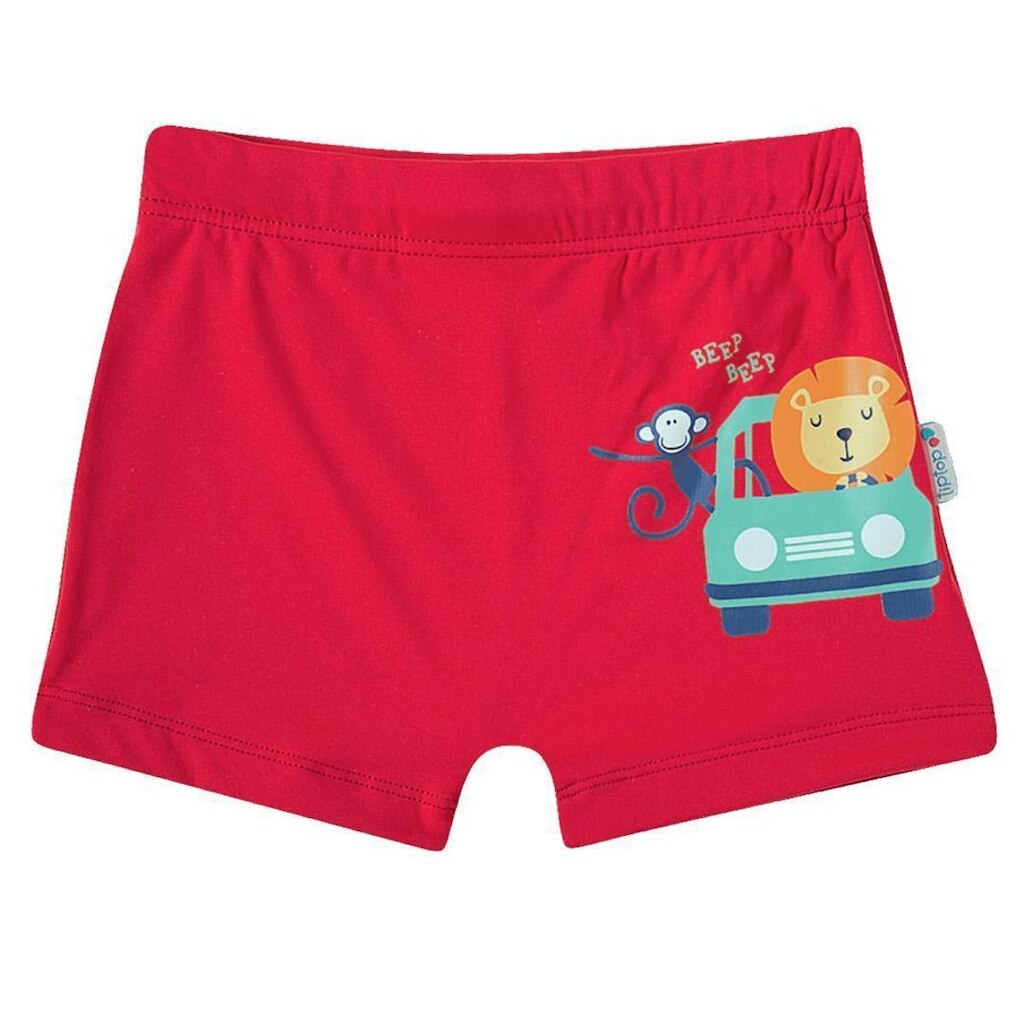 Sunga Boxer Tip Top Infantil Carros Divertidos Masculina