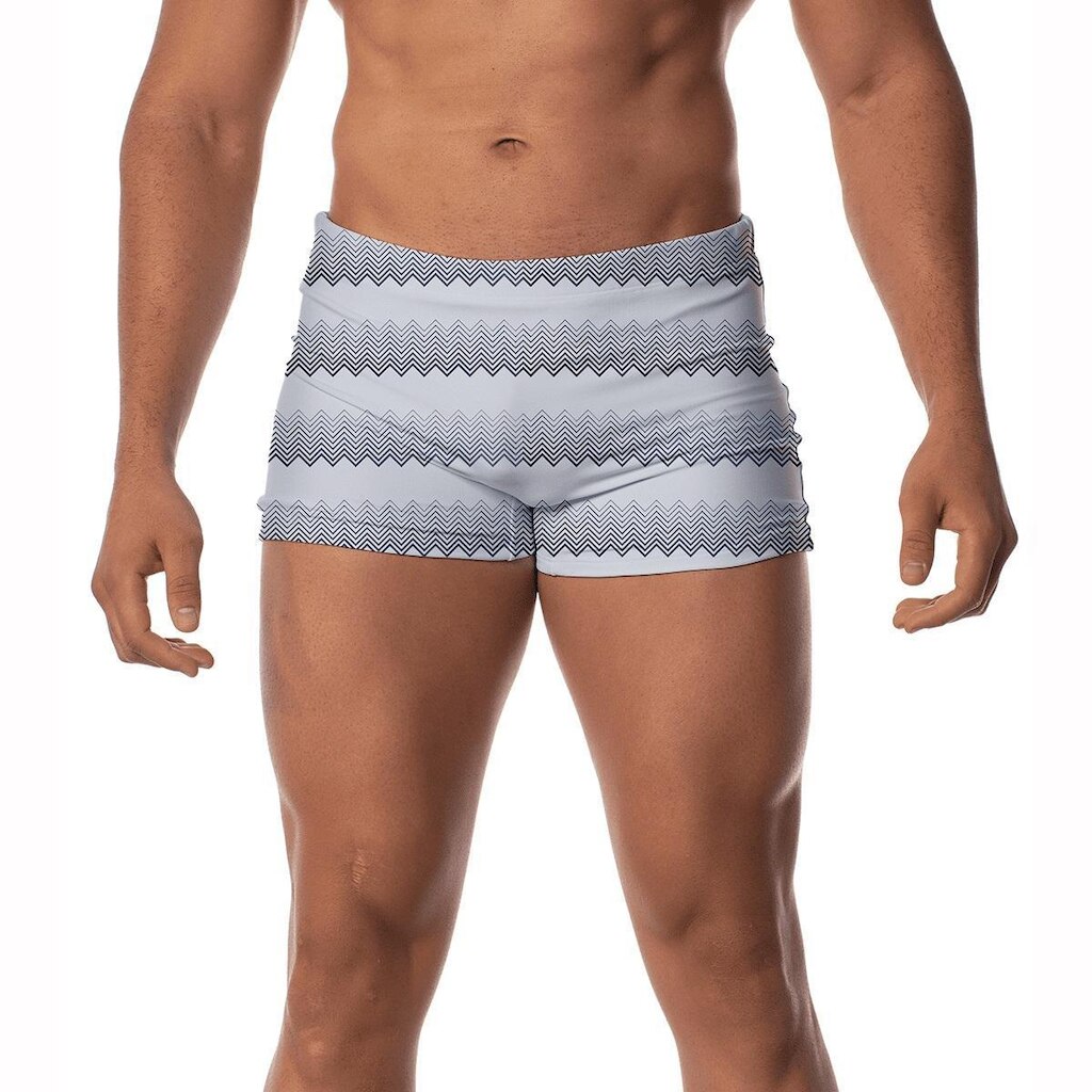 Sunga Branca Masculina Original Fitness Moda Praia Boxer Verão
