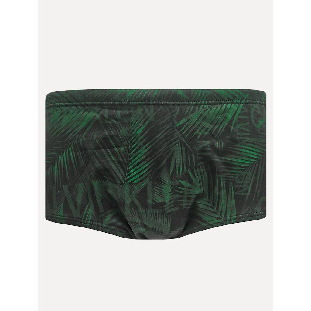 Sunga Calvin Klein Swimwear Folhagem Ultra Preta
