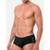 Sunga Calvin Klein Swimwear Vertical Light Logo Preta - Preto