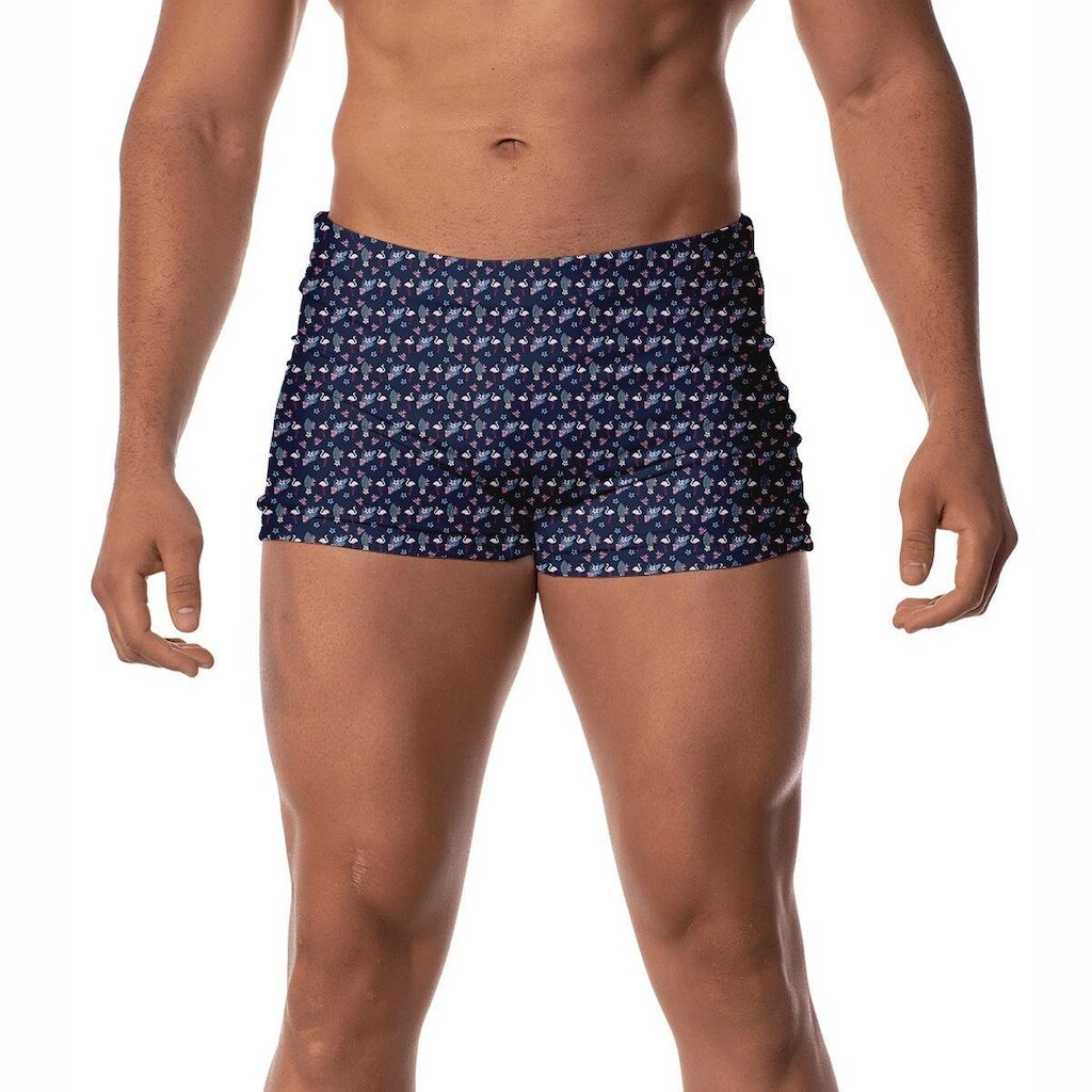 Sunga Estampada Original Moda Praia Boxer Confortável