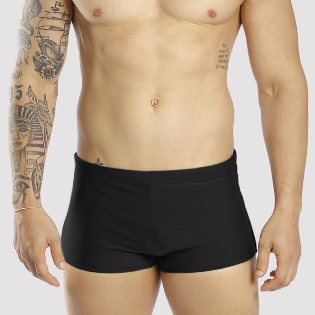 Sunga Masculina Boxer Larga Adulto Lisa Moda Praia