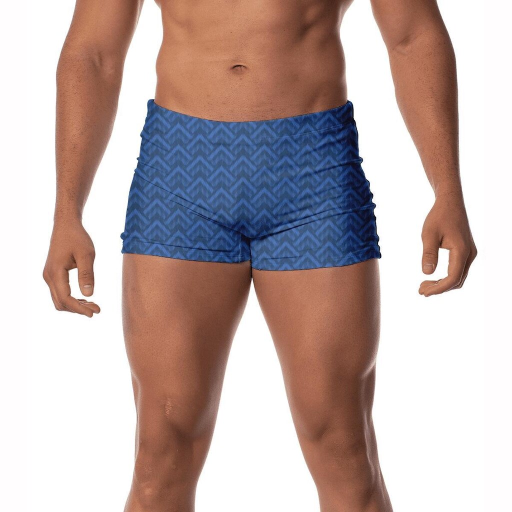 Sunga Masculina Boxer Praia Piscina Lançamento Marinho