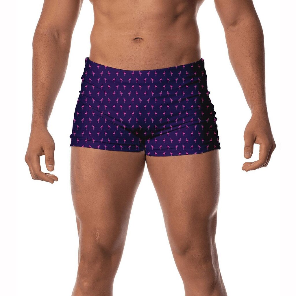 Sunga Masculina Flamingo Sport Boxer Estampada Proteção Verão