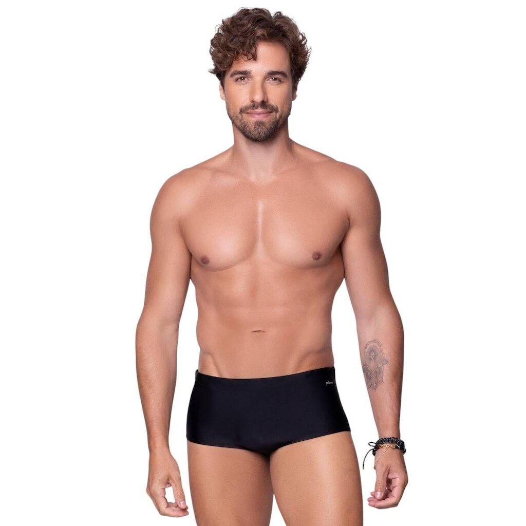 Sunga Selene Lateral Larga Masculina - Preto M