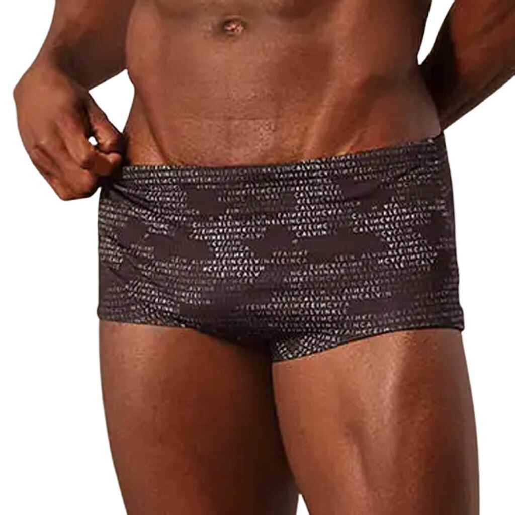 Sunga Trunk Calvin Klein Full Logo Preto CM6OS15ST177