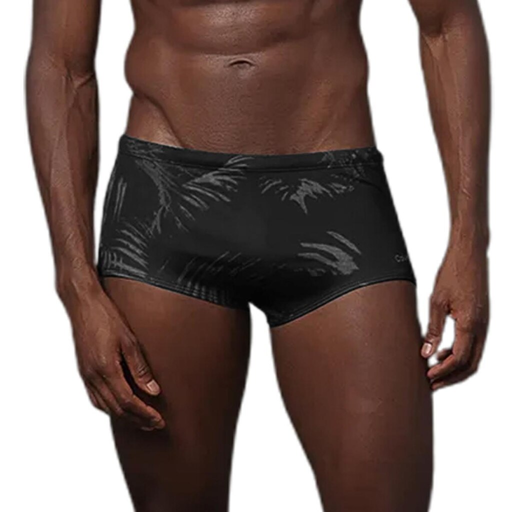 Sunga Trunk Calvin Klein Reticulas Cinza Escuro CM5PSSUI2158