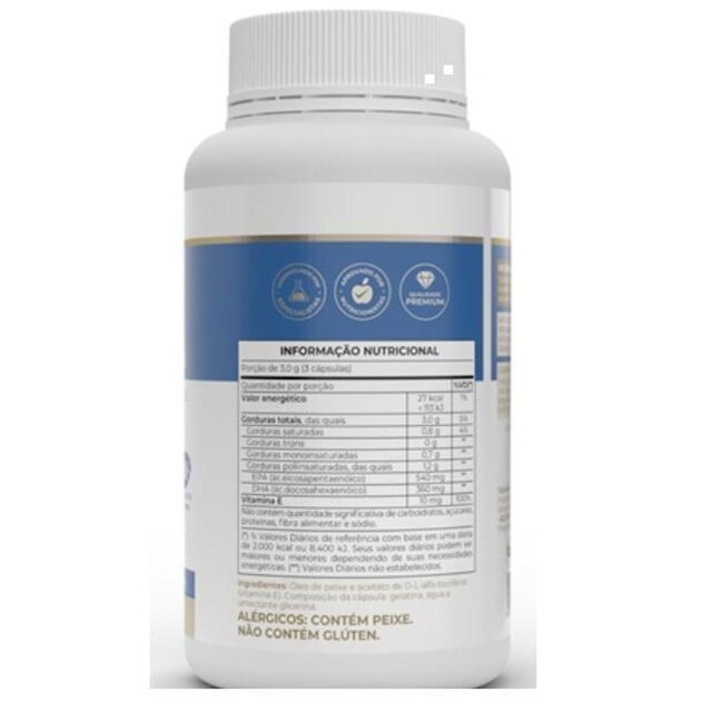 Suplemento em cápsulas Vitafor Ômega 3-EPA DHA omega 3 em pote com 60; 120 ou 240 Cápsulas