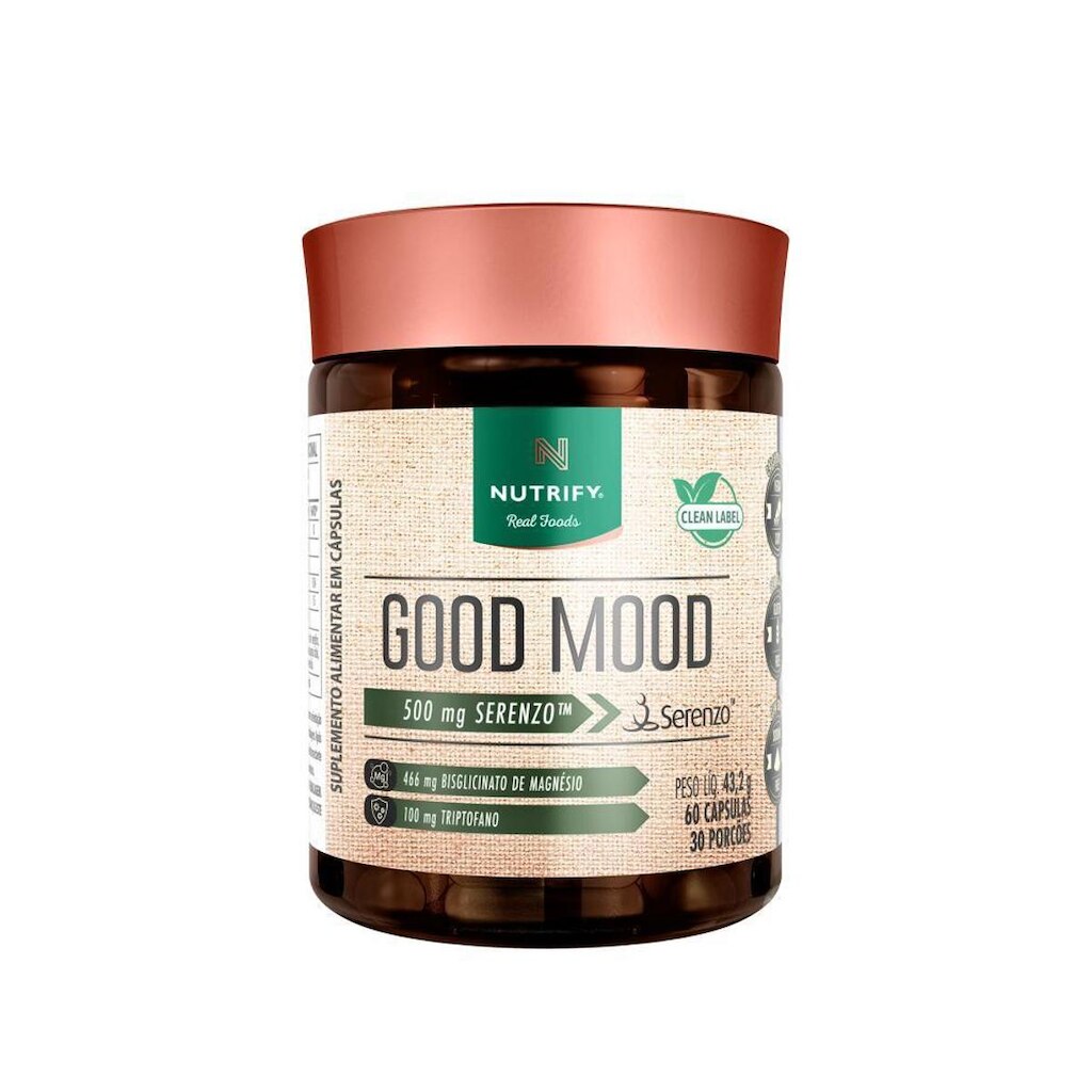 Suplemento Good Mood Nutrify 60 Capsulas