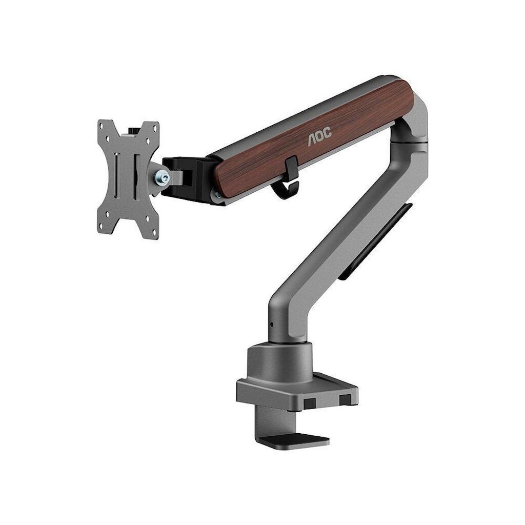Suporte de Mesa para Monitor de 17" a 32" AOC AM200, Ajustes com Mola Mecânica, e Madeira - AM200H3