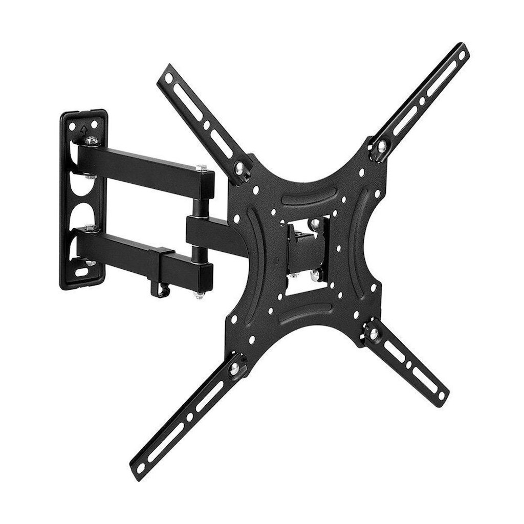 Suporte de Parede Triarticulado Multivisão,para TVs de 17" a 55",com Inclinação e Giro, - mi-1755-pr