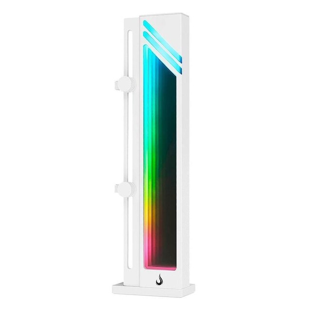Suporte de Placa de Vídeo Rise Mode, ARGB, 500mm, Aura V1, Branco - RM-SPVG-01-ARGB-W