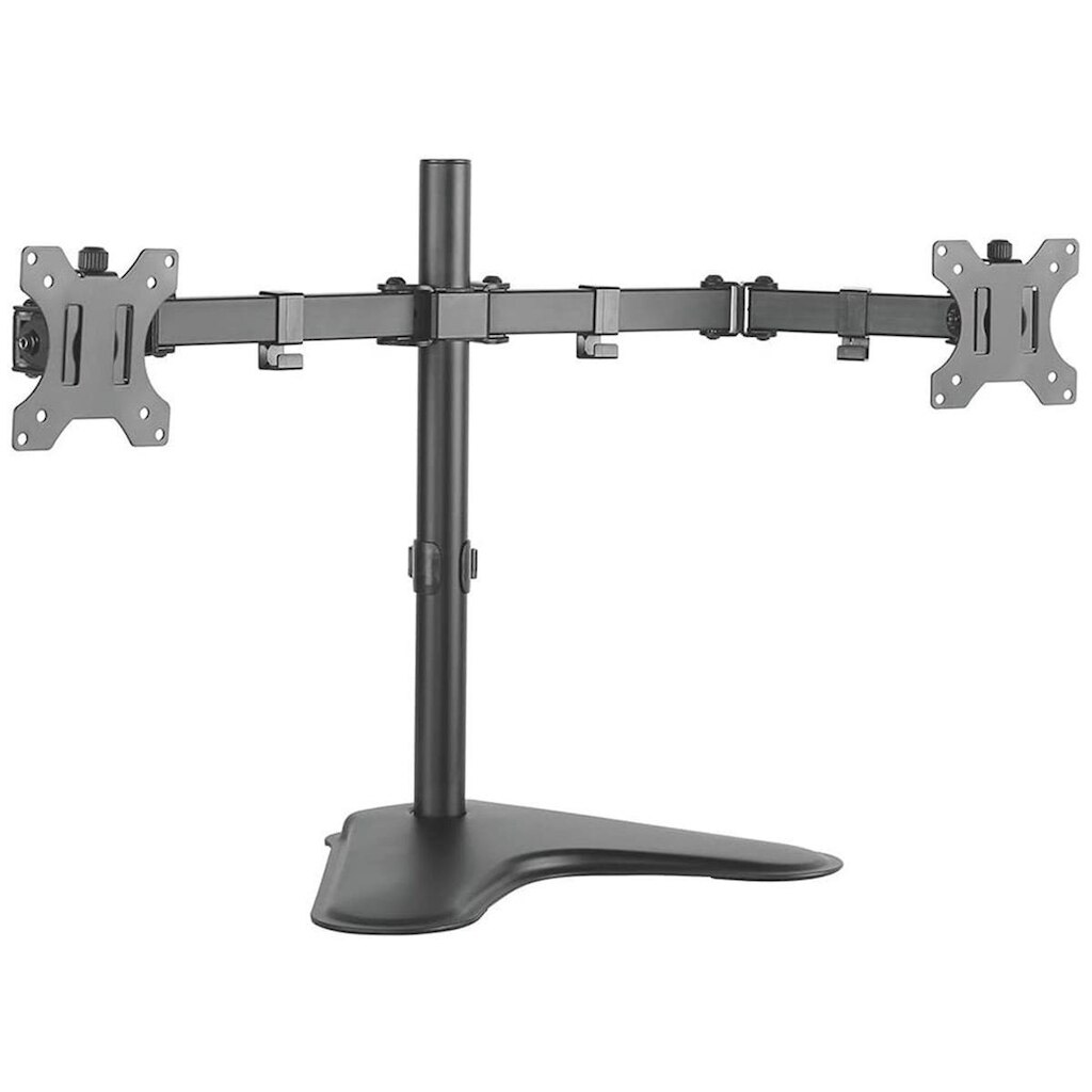Suporte para 2 Monitores / TVs até 32 - Articulado de Mesa com Regulagem de Altura - ELG T1224N