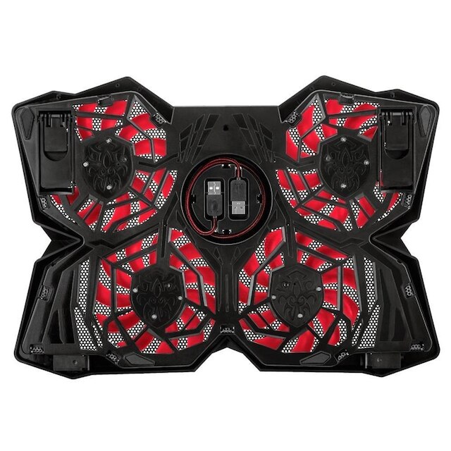 Suporte para Notebook GXTrust 278 Yozu, Até 17.3", com 4 Coolers e 4 Velocidades, LED, - 20817