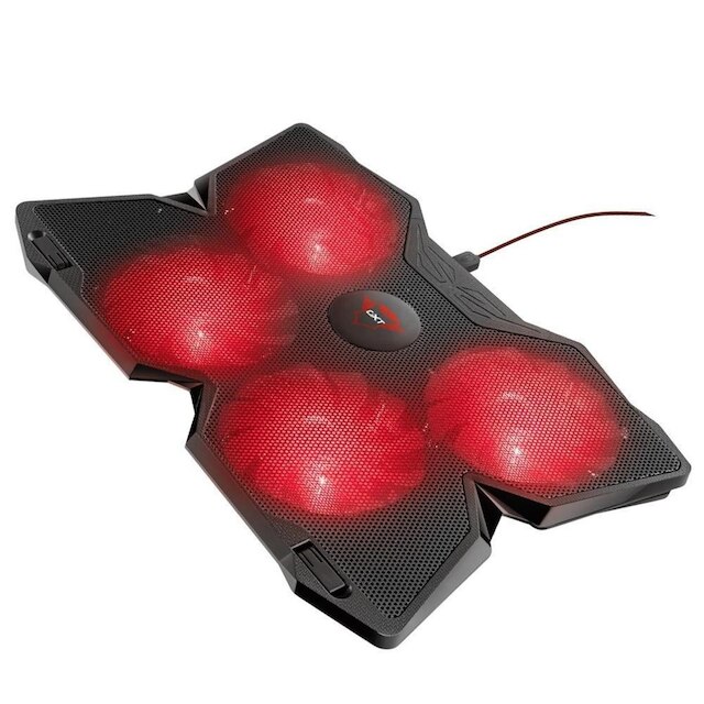 Suporte para Notebook GXTrust 278 Yozu, Até 17.3", com 4 Coolers e 4 Velocidades, LED, - 20817