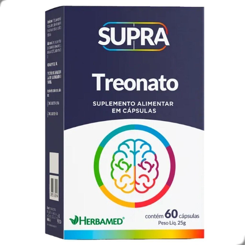 Supra Magnesio Treonato 60 Capsulas Herbamed
