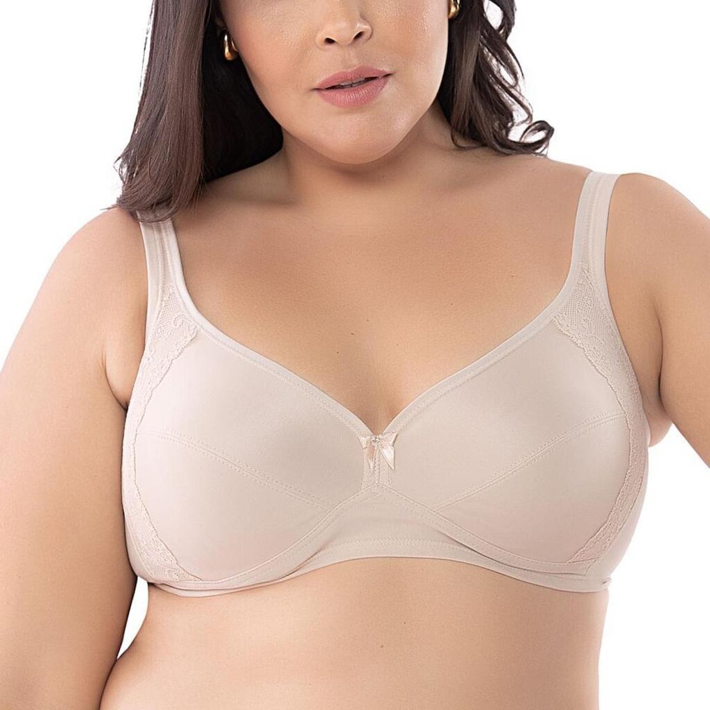 Sutiã Alta Sustentação DelRio 40650 Feminino Sem Aro Sem Bojo Cetinete T. 44/52