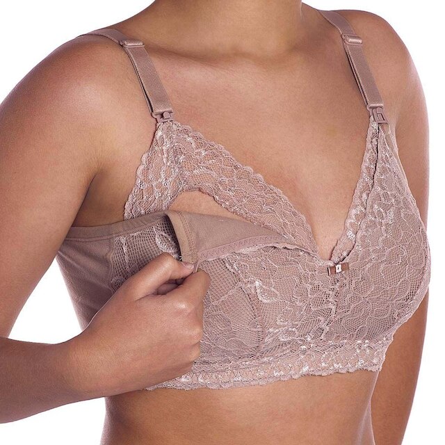 Sutiã Amamentação Em Cotton Rendado Vi Lingerie