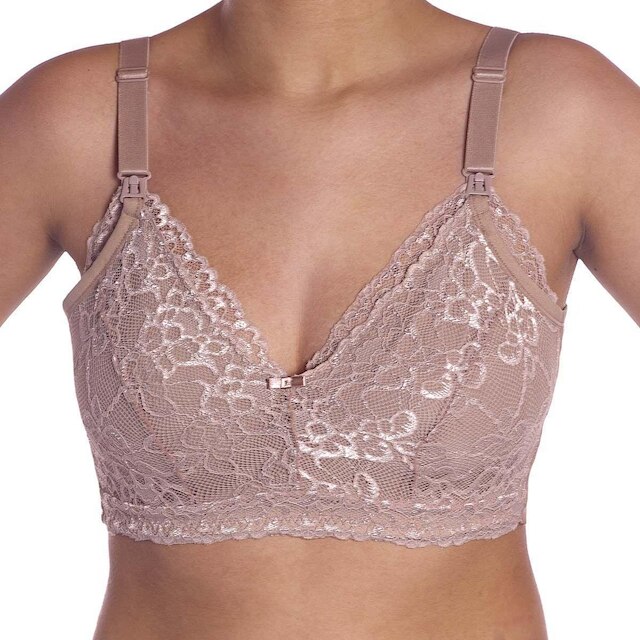 Sutiã Amamentação Em Cotton Rendado Vi Lingerie