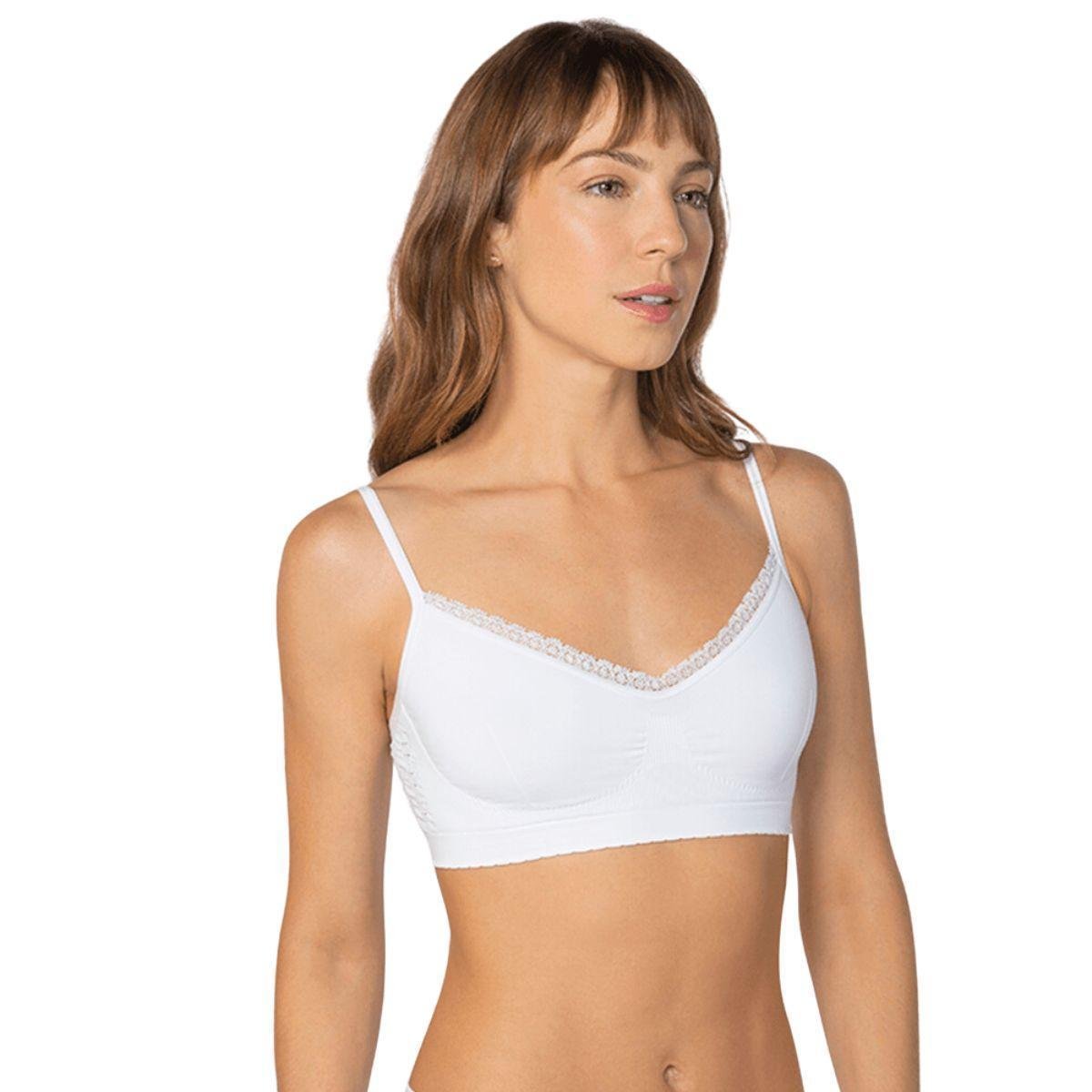 Sutiã Angel Sem Costura Loba Trend - Branco Menor preço em Sutiã Angel Sem Costura Loba Trend - Branco