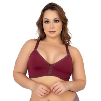 Sutiã Básico Plus Size Bella Fiore Alça Reforçada Feminino